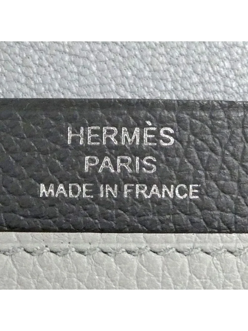 Hermes Card Case M S Evercolor Gray Sellier